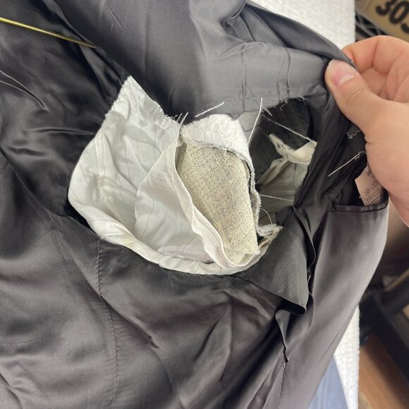 J.P. Tilford Samuelsohn x Harry Rosen charcoal gray Sport Blazer Jacket 44R READ - Picture 13 of 16